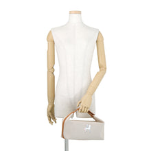 将图像加载到图库查看器中，HERMES Brid A Black Cabriole Biscuit Canvas Size GM
