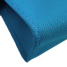 Load image into Gallery viewer, HERMES Herbag zip Blue de Galice/Fauve Toile Officier Vache Hunter Leather Size PM
