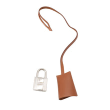 Load image into Gallery viewer, HERMES Herbag zip Blue de Galice/Fauve Toile Officier Vache Hunter Leather Size PM
