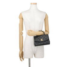 Load image into Gallery viewer, CHANEL Matelasse Top Handle 2wayBag BlackAS2478-B05514-94305 Crumple Lambskin
