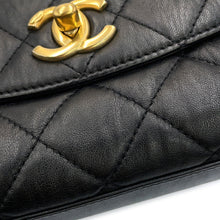 Load image into Gallery viewer, CHANEL Matelasse Top Handle 2wayBag BlackAS2478-B05514-94305 Crumple Lambskin
