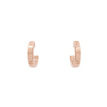 将图像加载到图库查看器中，CARTIER Love Hoop Earrings Size SmallB8029000 18K Pink Gold

