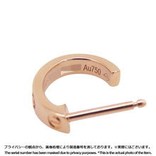 将图像加载到图库查看器中，CARTIER Love Hoop Earrings Size SmallB8029000 18K Pink Gold
