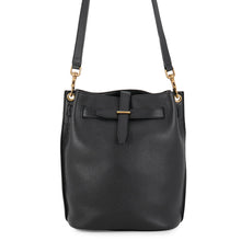 将图像加载到图库查看器中，SAINT LAURENT PARIS Boucle Bucket Bag Black727673FTIEW1000 Leather

