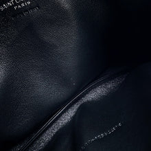 将图像加载到图库查看器中，SAINT LAURENT PARIS Puffy Pouch Black779526 Leather Size Small
