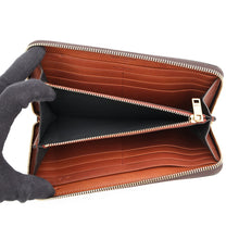 Load image into Gallery viewer, SAINT LAURENT PARIS Monogram Zip Around Long Wallet Brown664491 PVC/Leather
