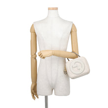 将图像加载到图库查看器中，GUCCI Blondie Top Handle 2-Way Bag Beige744434 Leather
