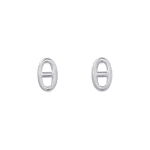 将图像加载到图库查看器中，HERMES Chaine d'Ancre Farandole Earrings Size TPM SV925
