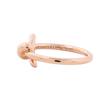 Load image into Gallery viewer, TIFFANY&amp;Co. Knot Ring Size Approximately No. 970305755 18K Pink Gold
