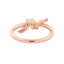 Load image into Gallery viewer, TIFFANY&amp;Co. Knot Ring Size Approximately No. 970305755 18K Pink Gold
