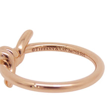 Load image into Gallery viewer, TIFFANY&amp;Co. Knot Ring Size Approximately No. 970305755 18K Pink Gold
