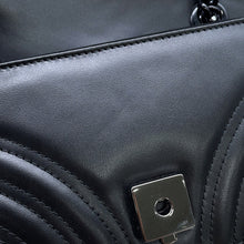 将图像加载到图库查看器中，GUCCI GG Marmont Shoulder Bag Black446744 Leather
