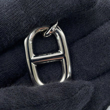 将图像加载到图库查看器中，HERMES Zip Ango Togo Chaine d'Ancre Black Evergrain
