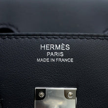 将图像加载到图库查看器中，HERMES Birkin Black Swift Leather Size 25
