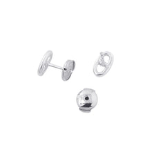 将图像加载到图库查看器中，HERMES Chaine d'Ancre Farandole Earrings Size TPM SV925
