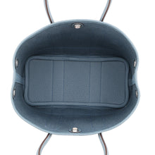 Load image into Gallery viewer, HERMES Neo Garden Blue Tempete Toile Officier Negonda Leather Size 23
