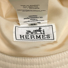 Load image into Gallery viewer, HERMES hat Size 58 Blanc991033N Polyester85% Nylon15% Acetate100%
