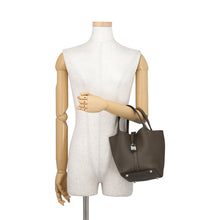 将图像加载到图库查看器中，HERMES Picotin Lock Vertroden Taurillon Clemence Size PM
