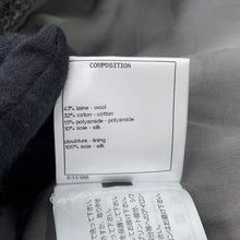 将图像加载到图库查看器中，CHANEL COCO Button Collarless Frill Jacket Size 34 Gray/White/BlackP60828-V46259-MF840 Wool43% Cotton32% Polyamide15% Silk10%
