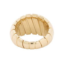 Load image into Gallery viewer, BVLGARI Tubogas Ring Size 58/#18361751 18K Yellow Gold
