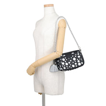 将图像加载到图库查看器中，LOUIS VUITTON LV x YK Multi・Pochette Accessoires NoirM46410 Monogram Empreinte Leather Infinity Dot
