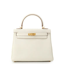 Load image into Gallery viewer, HERMES Kelly Retourne mushroom Togo Leather Size 25
