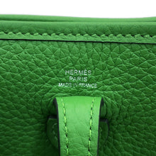 Load image into Gallery viewer, HERMES Evelyne Long Amazon Vert Yucca Taurillon Clemence Size TPM
