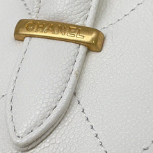 将图像加载到图库查看器中，CHANEL Matelasse Classic Shopping Bag WhiteAS5777 Caviar Leather
