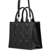 Load image into Gallery viewer, Dior Macrocannage Book Tote BlackM1325OWHP_M900 Calf Leather Size Small
