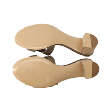 Load image into Gallery viewer, HERMES Oazis Sandals Etoupe Epsom Size 37
