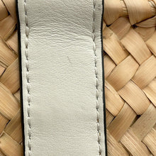 Load image into Gallery viewer, LOEWE Basket bag Natural/WhiteA223S93X04 Palm Leaf Calf Leather Size Small
