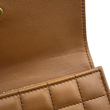 将图像加载到图库查看器中，SAINT LAURENT PARIS Compact Card Holder Brown742430 Lambskin
