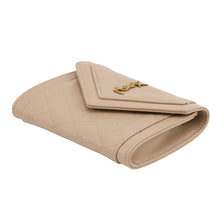 将图像加载到图库查看器中，SAINT LAURENT PARIS Small Envelope Wallet Beige692052 Lambskin
