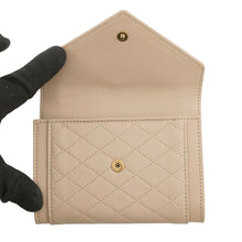 将图像加载到图库查看器中，SAINT LAURENT PARIS Small Envelope Wallet Beige692052 Lambskin
