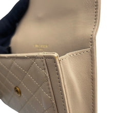 将图像加载到图库查看器中，SAINT LAURENT PARIS Small Envelope Wallet Beige692052 Lambskin
