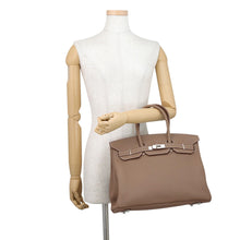 将图像加载到图库查看器中，HERMES Birkin Etoupe Togo Leather Size 35
