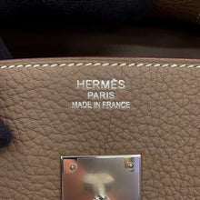 将图像加载到图库查看器中，HERMES Birkin Etoupe Togo Leather Size 35
