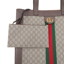 Load image into Gallery viewer, GUCCI Ophidia GG Supreme Tote Bag Beige/Brown519335 GG Supreme Leather Size Large
