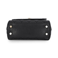 Load image into Gallery viewer, CHANEL Coco Handle 2WAY Handbag BlackAS2215-B05061-94305 Caviar Leather Size XXS/19
