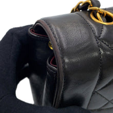 Load image into Gallery viewer, CHANEL Diana flap ChainShoulder Bag BlackA01164 Lambskin Size 22
