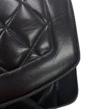 Load image into Gallery viewer, CHANEL Diana flap ChainShoulder Bag BlackA01164 Lambskin Size 22

