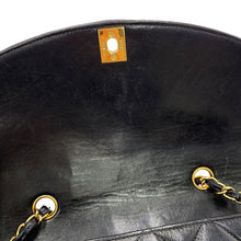 Load image into Gallery viewer, CHANEL Diana flap ChainShoulder Bag BlackA01164 Lambskin Size 22

