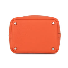 Load image into Gallery viewer, HERMES Picotin Lock Tangerine Taurillon Clemence Size PM
