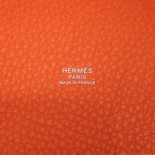 Load image into Gallery viewer, HERMES Picotin Lock Tangerine Taurillon Clemence Size PM
