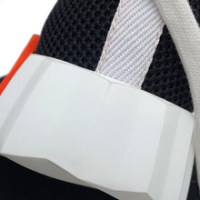 将图像加载到图库查看器中，HERMES Sneakers bouncing Black/White/Orange Textured Mesh Chèvre Velour Size 37H
