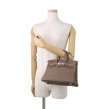 将图像加载到图库查看器中，HERMES Birkin Etoupe Togo Leather Size 25
