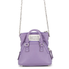 Load image into Gallery viewer, Maison Margiela Maison Margiela 5AC Recycled Classic Chain Shoulder Bag PurpleSB3WG0025P5406T5229 Leather Size baby
