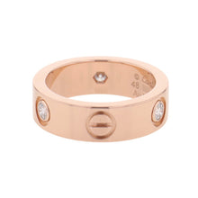 Load image into Gallery viewer, CARTIER LOVE Diamond Ring Size Classical/48/#8B4087548/B4087500 18K Pink Gold
