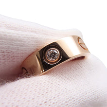 Load image into Gallery viewer, CARTIER LOVE Diamond Ring Size Classical/48/#8B4087548/B4087500 18K Pink Gold
