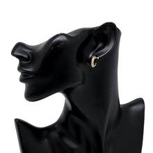 Load image into Gallery viewer, TIFFANY&amp;Co. T-One Hoop Earrings Size Extra Small69783015 18K Yellow Gold
